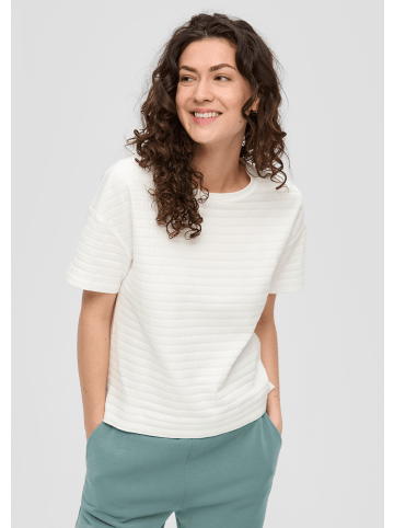 s.Oliver T-Shirt kurzarm in Creme