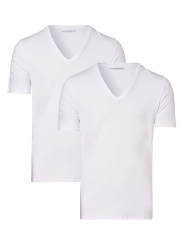 Finshley & Harding T-Shirt in weiß