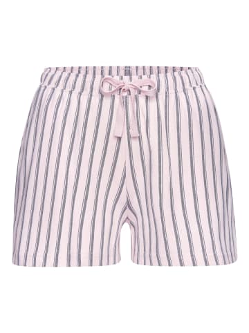 VIVANCE DREAMS Pyjamashorts in rosa-blau-gemustert