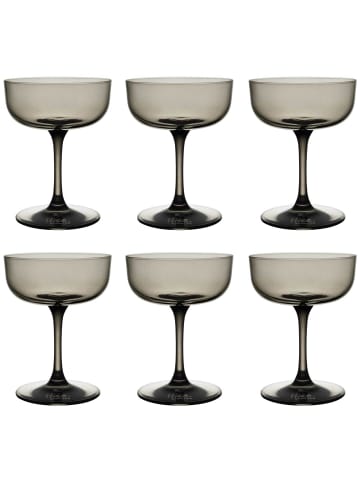 like. by Villeroy & Boch 6er Set Sektschalen / Dessertschalen Like Glass in – 100 ml in Smoke