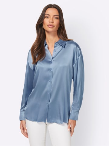 Heine Hemdbluse in bleu