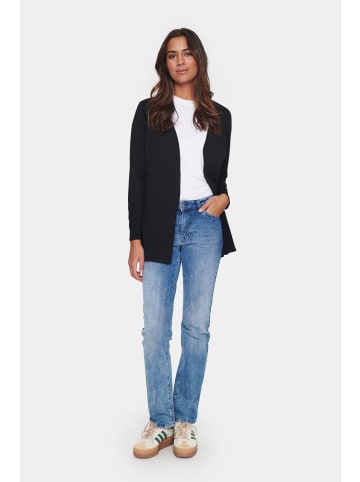 SAINT TROPEZ Strickjacke KilaSZ Gerade Passform in Black