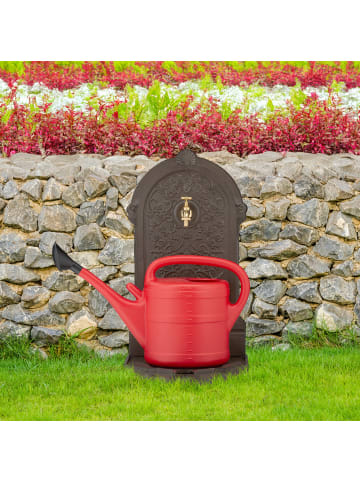 relaxdays Standbrunnen in Braun - (B)39 x (H)73 x (T)32 cm