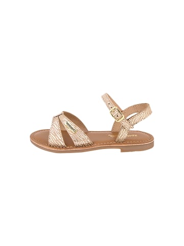 Les Tropéziennes par M Belarbi Flache Ledersandalen für Kinder – „Belle“ Beige