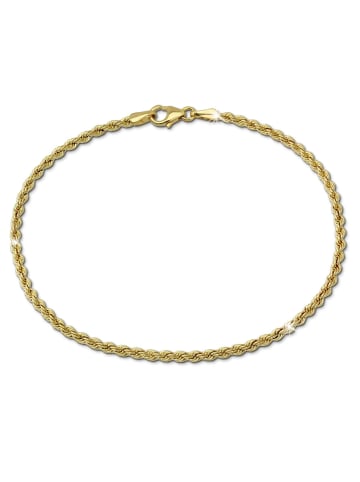 GoldDream Armband Gold 333 Gelbgold - 8 Karat ca. 18,5cm Kordelkette