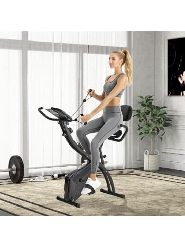 HOMCOM Heimtrainer,105cm x 48cm x 118cm,schwarz