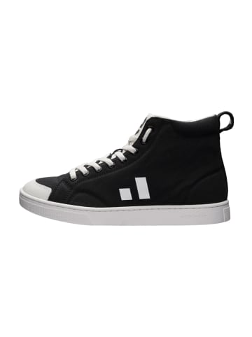 ethletic Canvas Sneaker Active Hi Cut in Jet Black | Just White