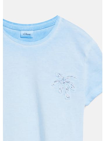 s.Oliver T-Shirt in 5140_hellblau