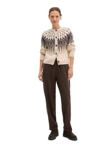 Marc O'Polo Jacquard-Cardigan slim in Light Beige