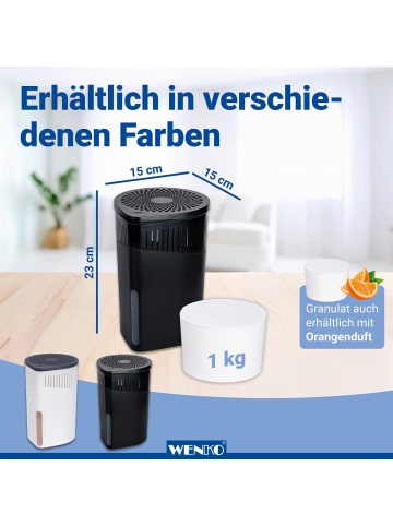 Wenko Raumentfeuchter Drop Nachfüller 1000 g mit Orangenduft, 3er Set, Raumentfeuchter Mod. Drop Nachfüller 1000 g mit Orangenduft, 3er Set in Weiß