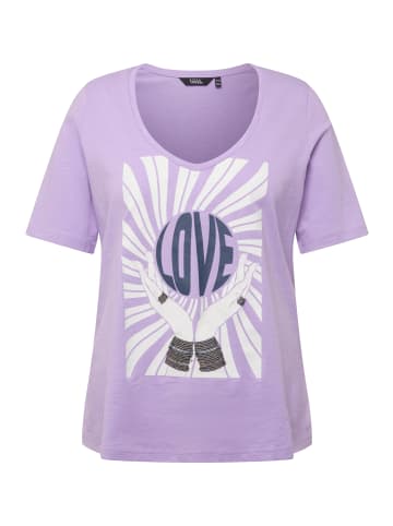 Ulla Popken Shirt in lavendel