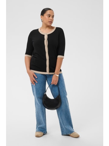 KAFFE curve Strickjacke KClizzy Regular fit in Black Deep