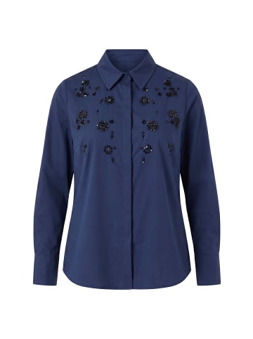 Ulla Popken Hemdbluse in dunkles marine
