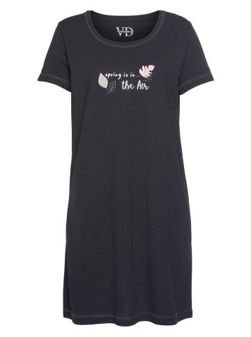 VIVANCE DREAMS Sleepshirt in schwarz