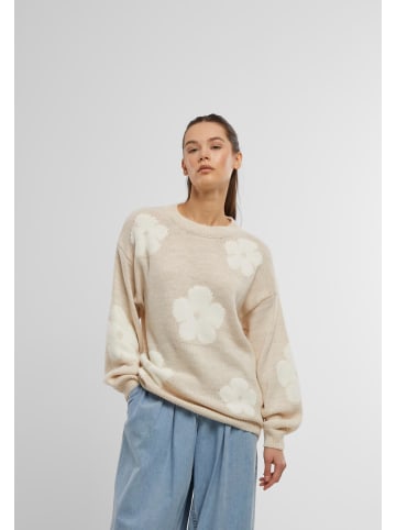 Cloud5ive Gestrickter Rundhalsausschnitt in beige