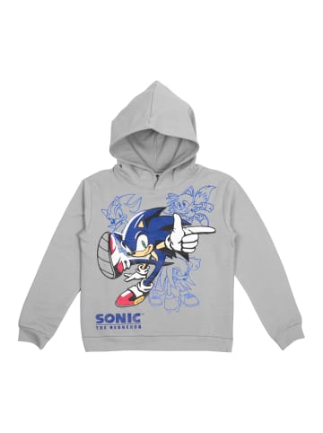 Sonic Sonic The Hedgehog Hoodie Kapuzenpullover in grau