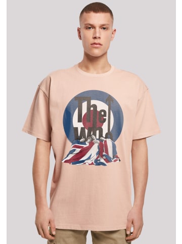 F4NT4STIC Heavy Oversize T-Shirt The Who Flag Blanket in amber