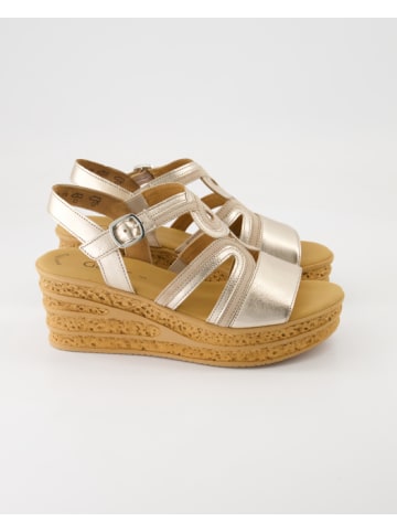 Gabor Plateau Sandalen in Gold