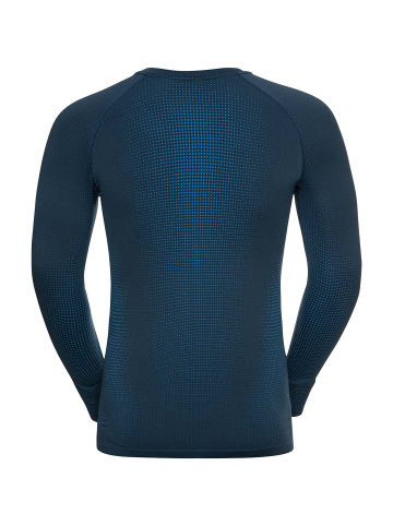 Odlo Funktionsshirt Crew neck l/s PERFORMANCE WARM ECO in Indigo