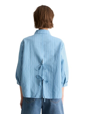Marc O'Polo DENIM Gestreifte Bluse relaxed in Light Blue