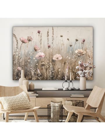 MuchoWow Leinwand bilder Blumenfeld (BxH)