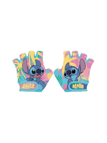 Lilo & Stitch Fahrradhandschuhe Bunte Begleiter kleine Radfahrer, Größe XS in Blau