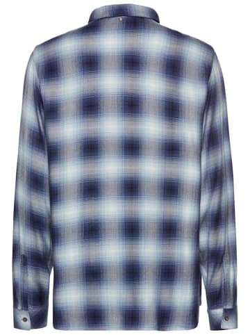 Camel Active Langarmbluse in blue check