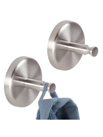 bremermann Bad-Serie PIAZZA 2er-Set Handtuchhaken ca. Ø 6 x 4,5 cm T