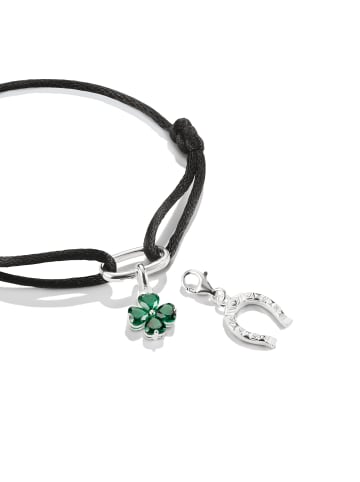 Thomas Sabo Charm-Anhänger Western-Hufeisen Original in silber, weiß