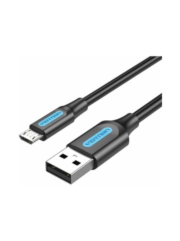 Vention 3A Schnell-Ladekabel Micro-USB Quick Charge in Schwarz