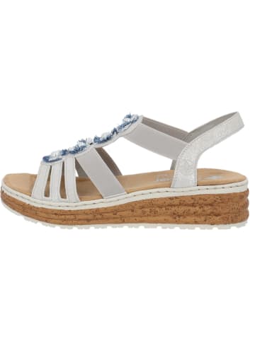 rieker Keilsandaletten in fog-silver