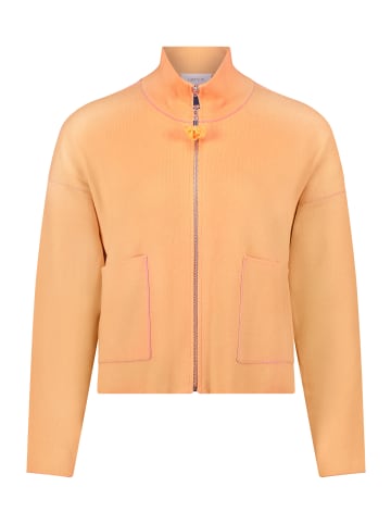 CARTOON Strick-Cardigan mit Stehkragen in Orange/Pink