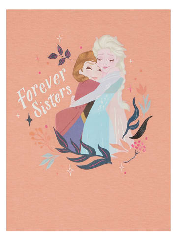 Disney Frozen T-Shirt Sommer Frozen - Die Eiskönigin Elsa und Anna in Rosa