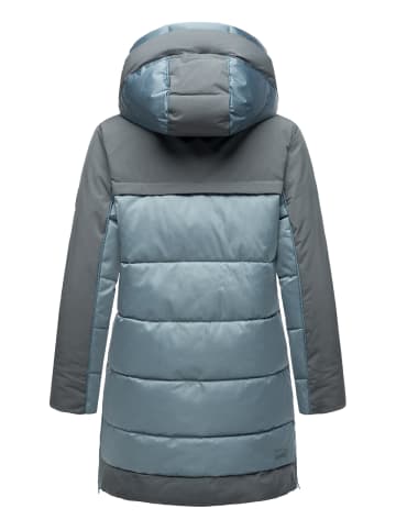 Navahoo Steppjacke Samtkätzchen in Powder Blue
