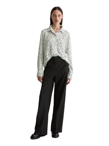 Marc O'Polo Allover-Print-Bluse regular in Offwhite