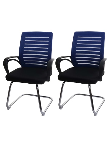 MCW 2er-Set Konferenzstuhl K51, Blau