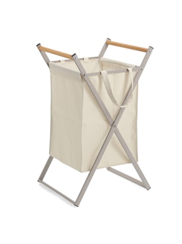 Zeller Faltbarer Wäschekorb in Beige, (B) 40 x (H) 67 x (L) 36,5 cm