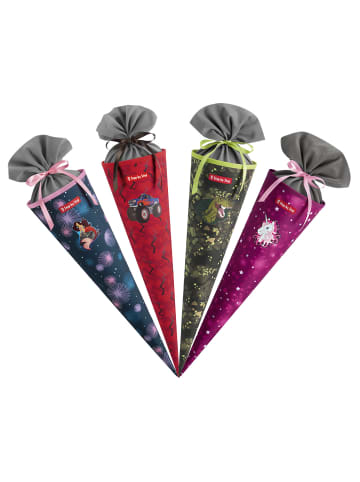 Step by Step Schultüte, mit eingenähtem Bändchen in Ninja Zazu