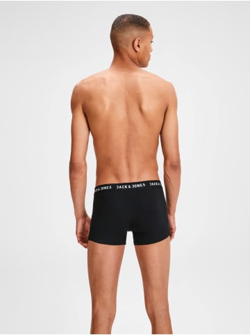 Jack & Jones Set 5er Pack Trunks Boxershorts Stretch Unterhose in Schwarz