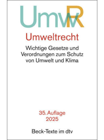 dtv Buch - Umweltrecht. UmwR