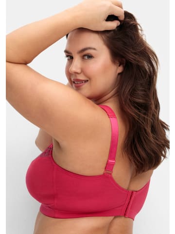 sheego Entlastungs-BH in graphit + orchidee