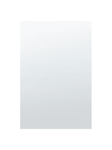 Beliani Wandspiegel ANGERS in Silber - (W) 40 x (H) 60 x (L) 0.5 cm Vertikal