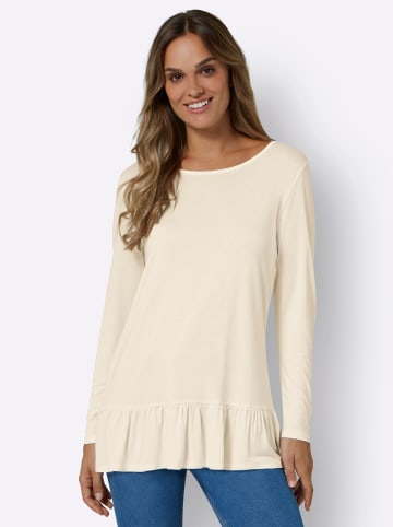 Sieh an! Longshirt in champagner