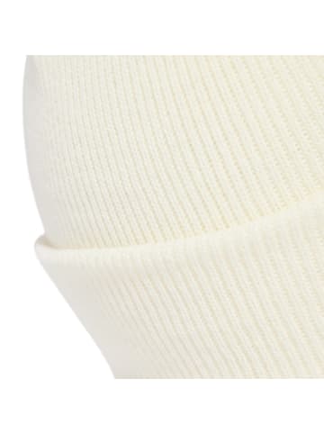adidas New Logo Beanie Cuff in Beige
