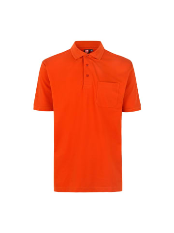 PRO Wear by ID Polo Shirt brusttasche in Orange