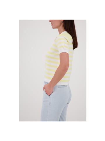 monari Pullover in pastel yellow ringel