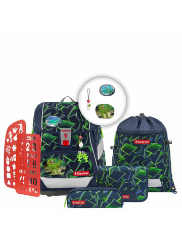 Step by Step 2in1 Plus - Schulranzen Set 6tlg. (Tractor Freddy) in Wild T-Rex Taro