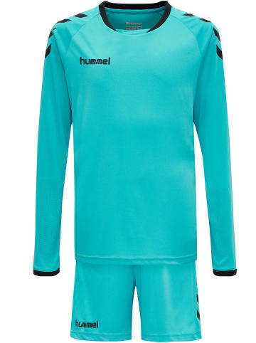 Hummel Kurze Hose Anzug Raglanärmel Core Kids Fußball Kinder in SCUBA BLUE