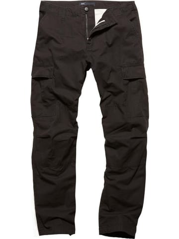 Vintage Industries Cargohose in Schwarz
