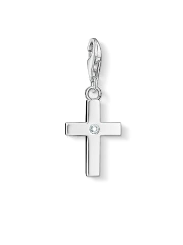 Thomas Sabo Charm-Anhänger in silber, weiß